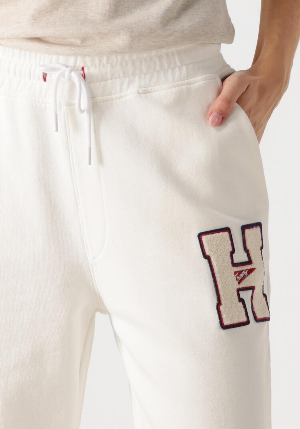 TOMMY JEANS Dames Broeken Tjw H Graphic Sweat Pant Beige