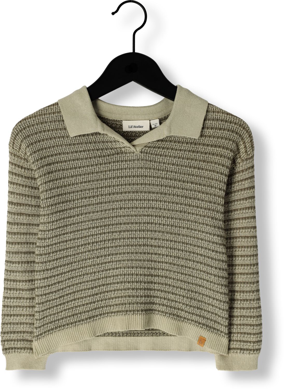 LIL' ATELIER Jongens Truien & Vesten Nmmbarker Ls Knit Polo Lil Groen