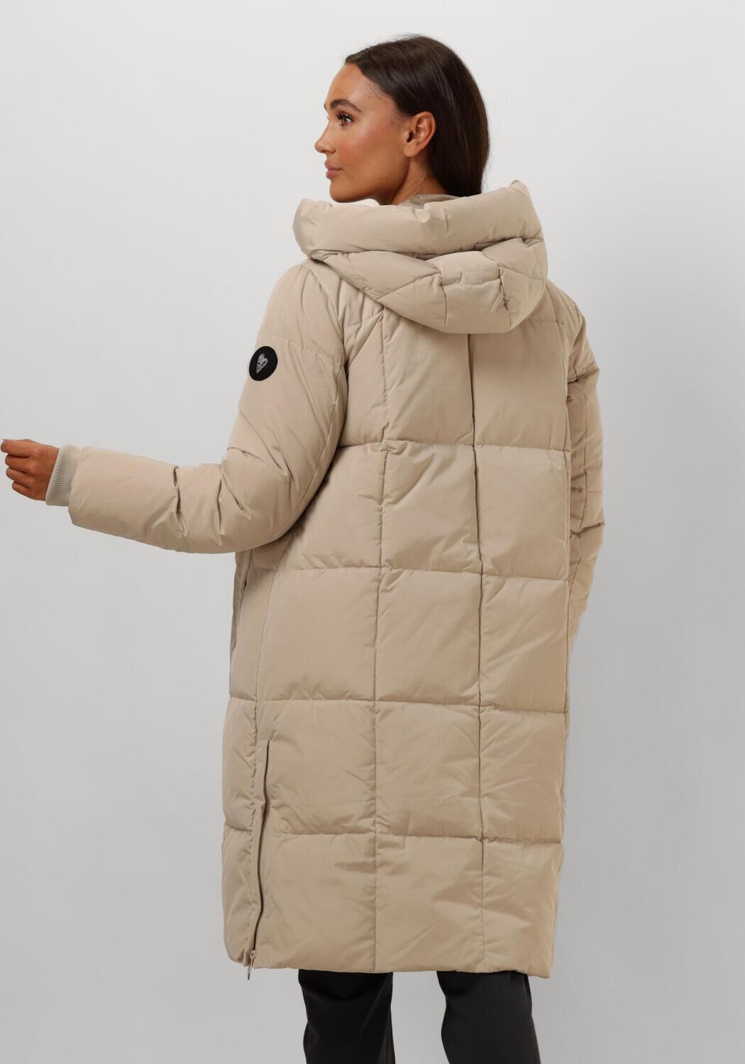 MOS MOSH Dames Jassen Nova Square Down Coat Beige