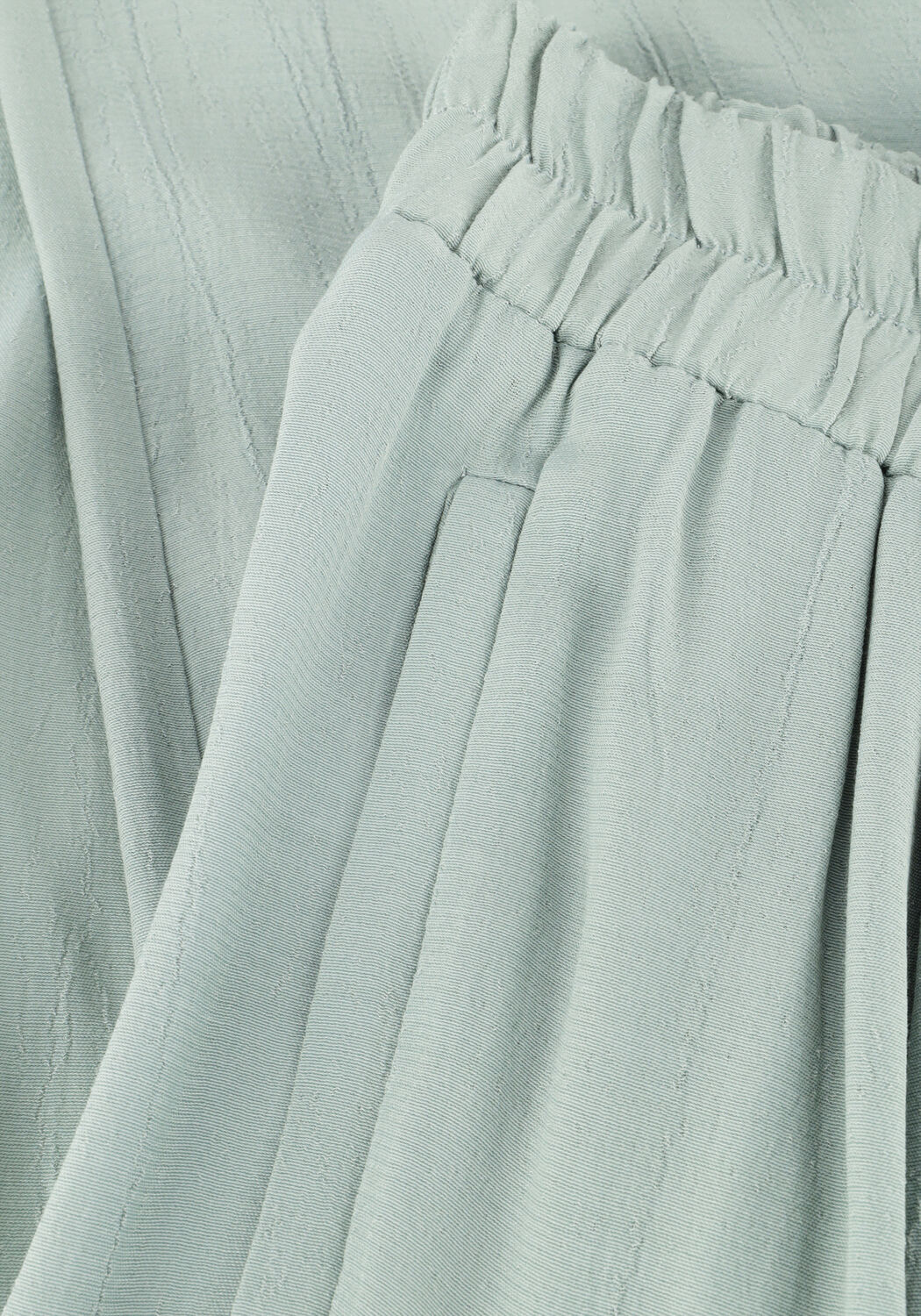 Groene BY-BAR Wijde broek BENJI VISCOSE PANTS - large