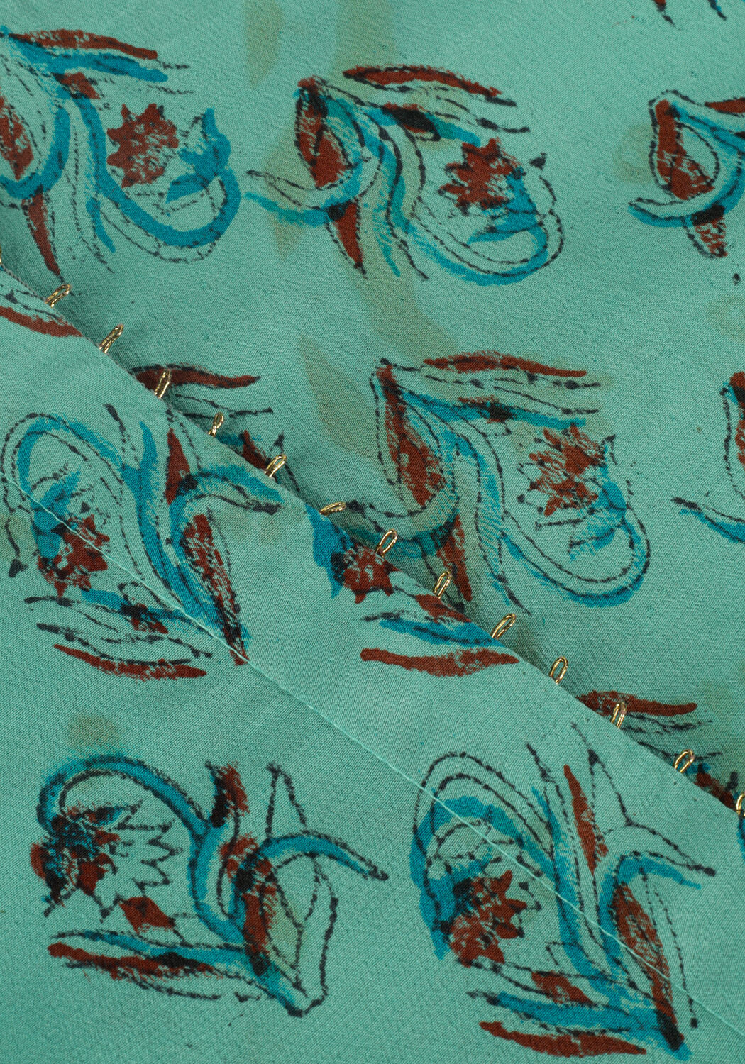 Blauwe SISSEL EDELBO Blouses JUANA SILK SHIRT - large