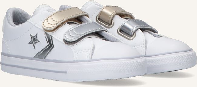 Witte CONVERSE Lage sneakers STAR PLAYER 2V METALLIC Witte CONVERSE Lage sneakers STAR PLAYER 2V METALLIC - large