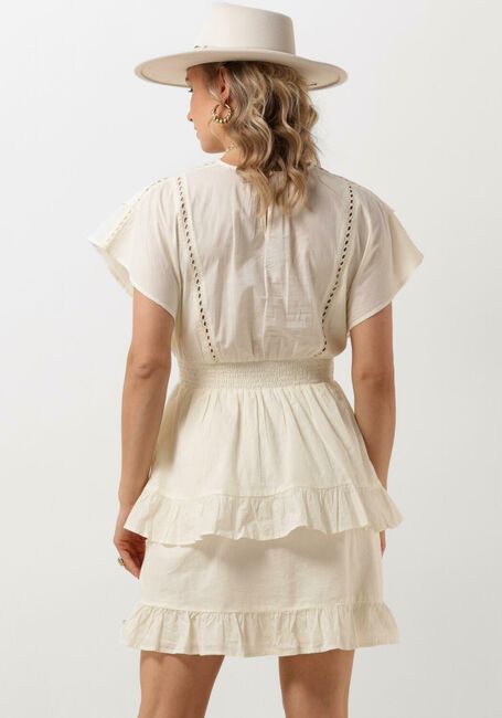 Gebroken wit SCOTCH & SODA Mini jurk MINI DRESS WITH BRODERIE ANGLAISE - large