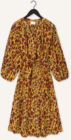 Gele SISSEL EDELBO Midi jurk LARA SHORT DRESS Gele SISSEL EDELBO Midi jurk LARA SHORT DRESS - medium
