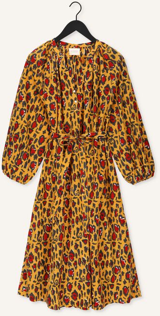 Gele SISSEL EDELBO Midi jurk LARA SHORT DRESS Gele SISSEL EDELBO Midi jurk LARA SHORT DRESS - large