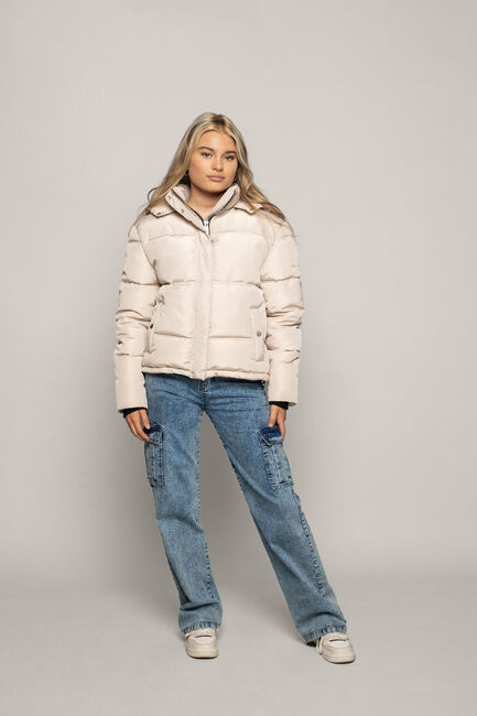Zand FRANKIE & LIBERTY Gewatteerde jas KHLOE PUFFER COAT - large