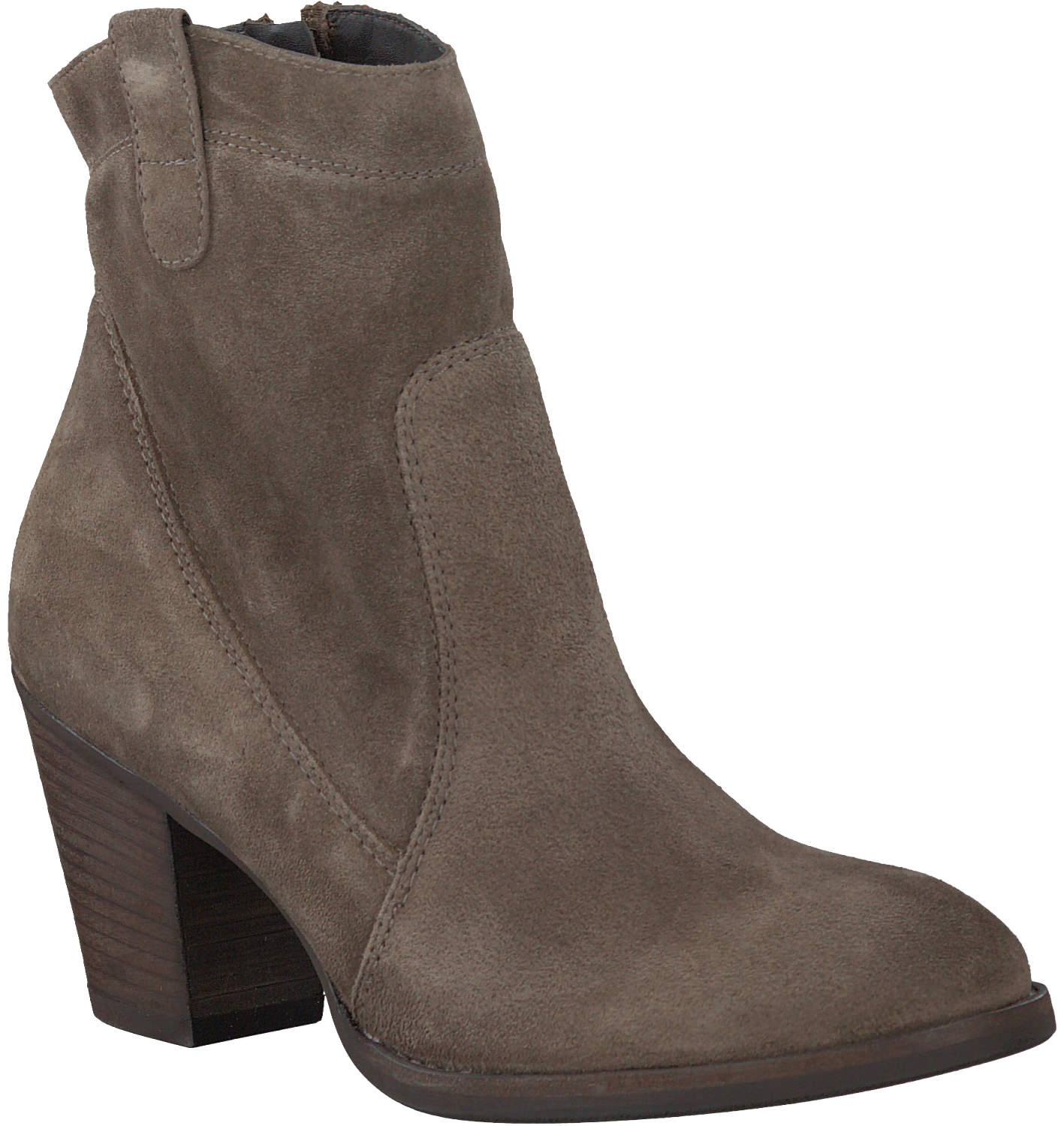 Taupe PAUL GREEN Enkellaarsjes 8002 | Omoda Taupe PAUL GREEN Enkellaarsjes 8002 | Omoda