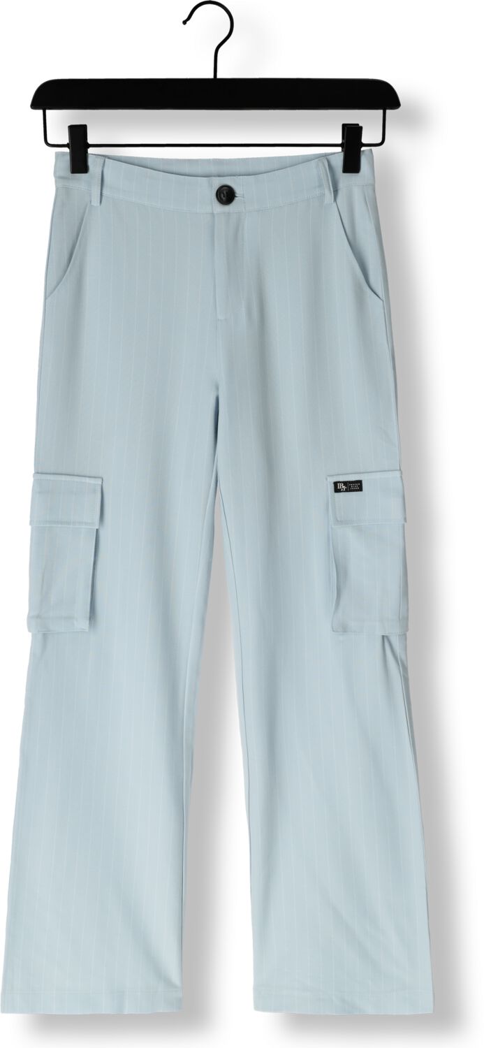 INDIAN BLUE JEANS Meisjes Broeken Pinstripe Cargo Wide Pants Lichtblauw