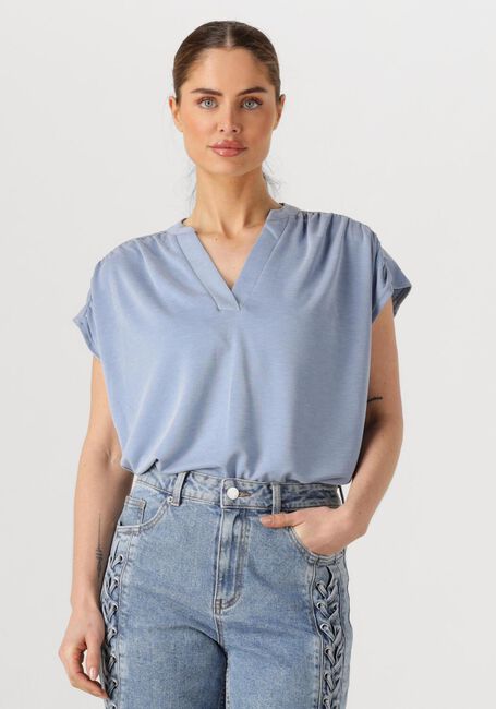 Lichtblauwe MINUS Top FIBA MODAL T-SHIRT - large