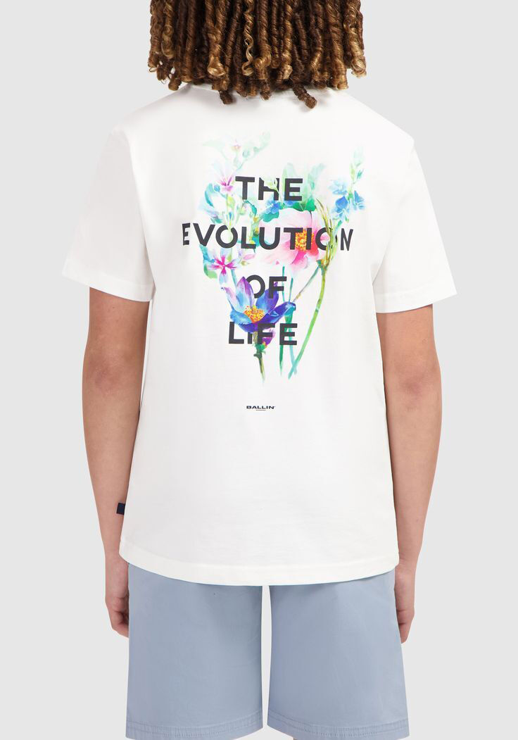 Witte BALLIN T-shirt 017109 - large