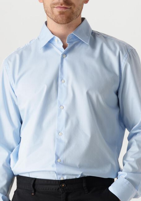 Lichtblauwe BOSS BLACK Klassiek overhemd H-HANK-KENT0C1-214 - large