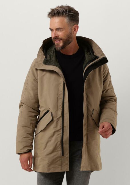 Beige BUTCHER OF BLUE Parka's GALENA 3-IN1 JACKET - large