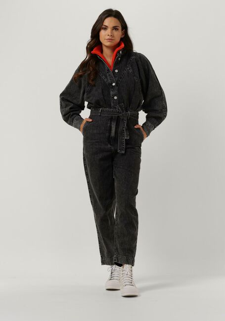 Donkergrijze MKT STUDIO Jumpsuit ODETTE BLACK CHARLESTON - large