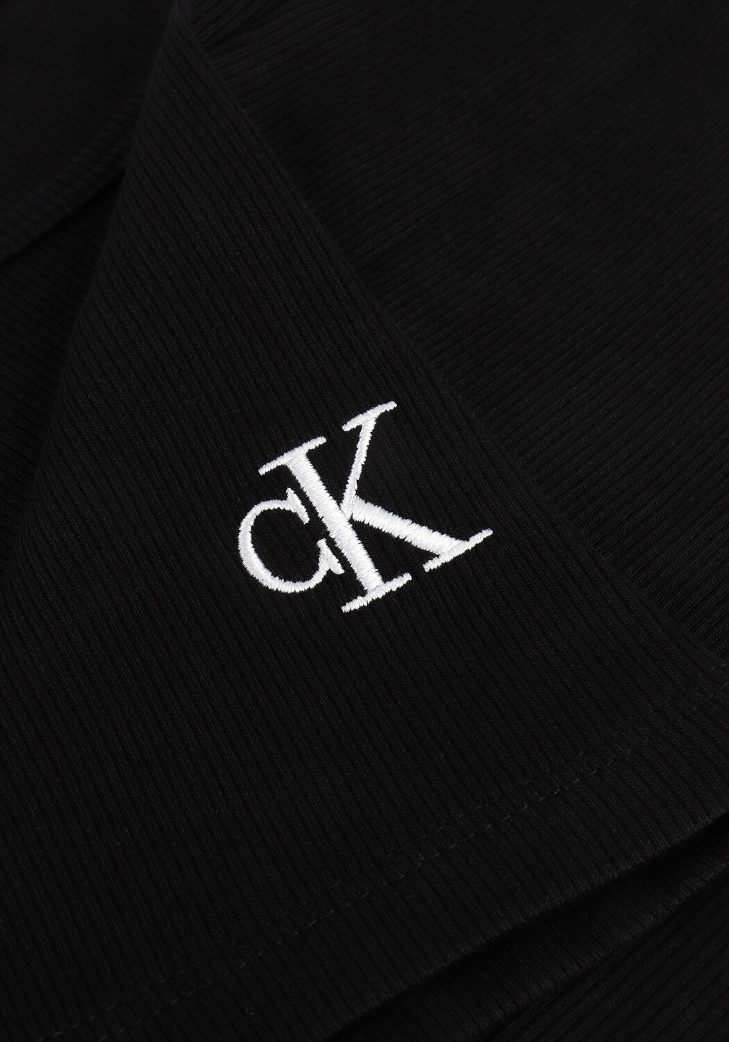 Zwarte CALVIN KLEIN Top CK RIB STRAPPY TOP - large