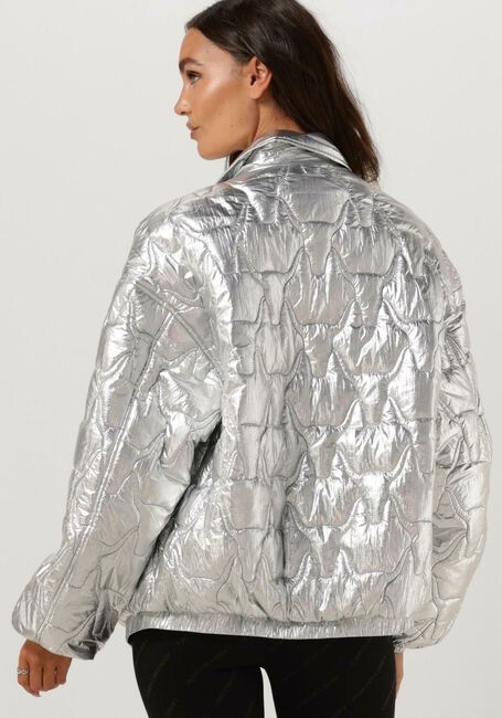 Zilveren ALIX THE LABEL Jack OVERSIZED SILVER BOMBER - large