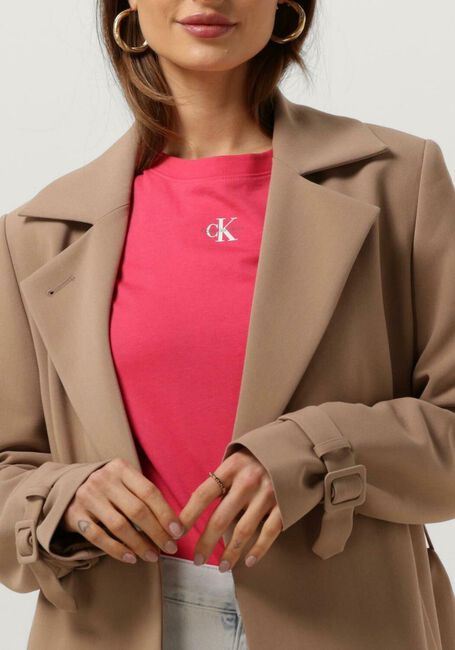 Taupe BEAUMONT Trenchcoats BLAZER COAT - large