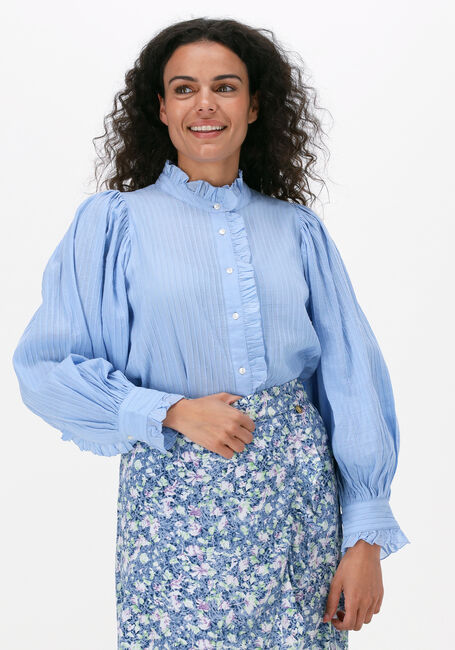 Lichtblauwe ANTIK BATIK Blouses YVONNE BLOUSE - large