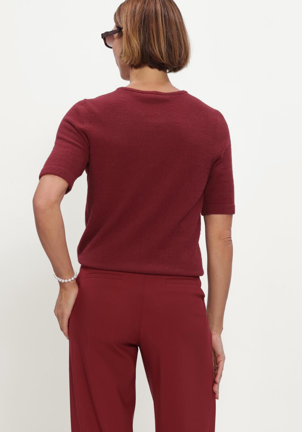 Bordeaux STUDIO ANNELOES Trui Felica pullover - large
