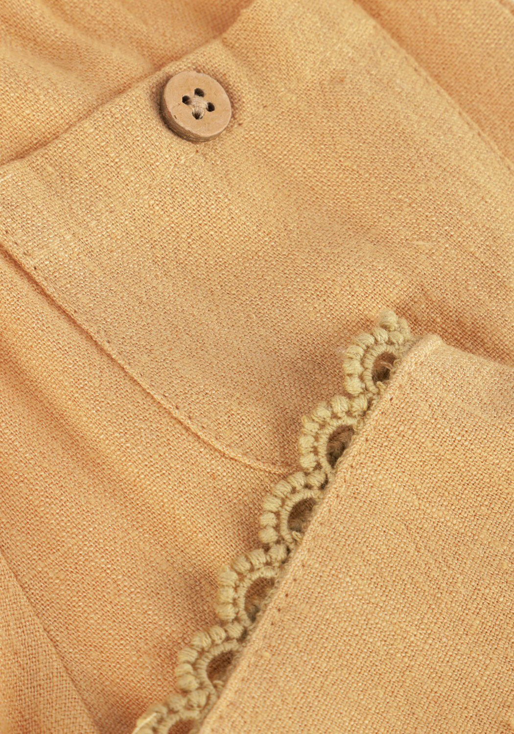 Gele LIL' ATELIER Broeken NBFDAMLA LOOSE PANT LIL - large