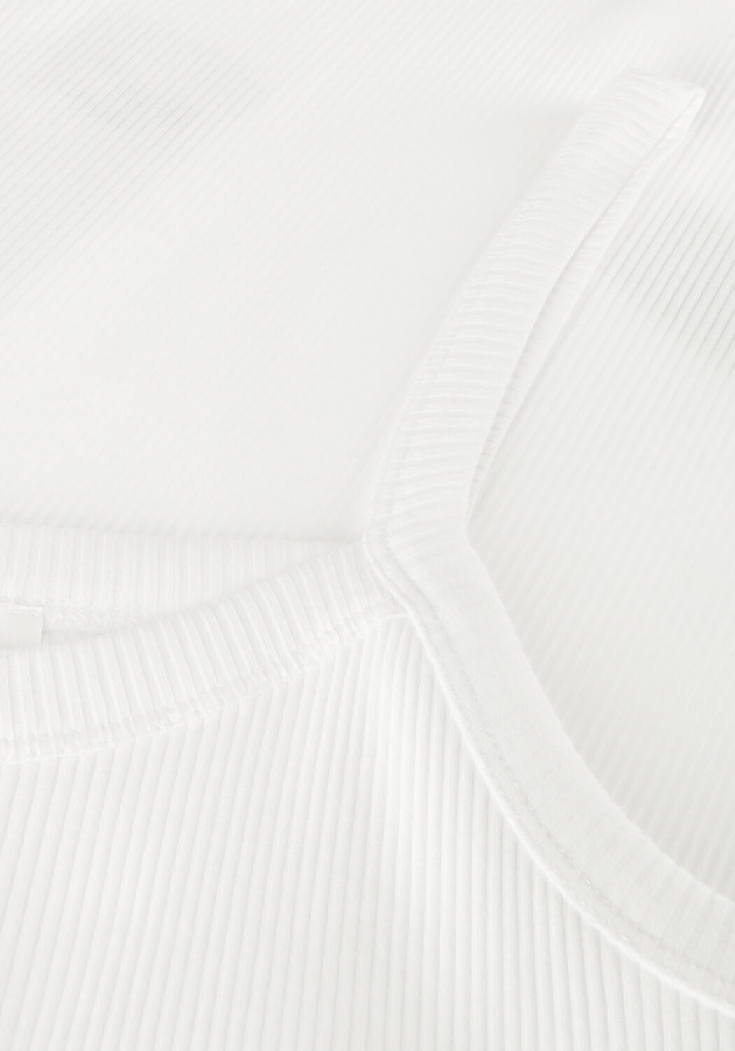 Witte SELECTED WOMEN Top SLFCELICA ANNA STRAP TANK TOP - large