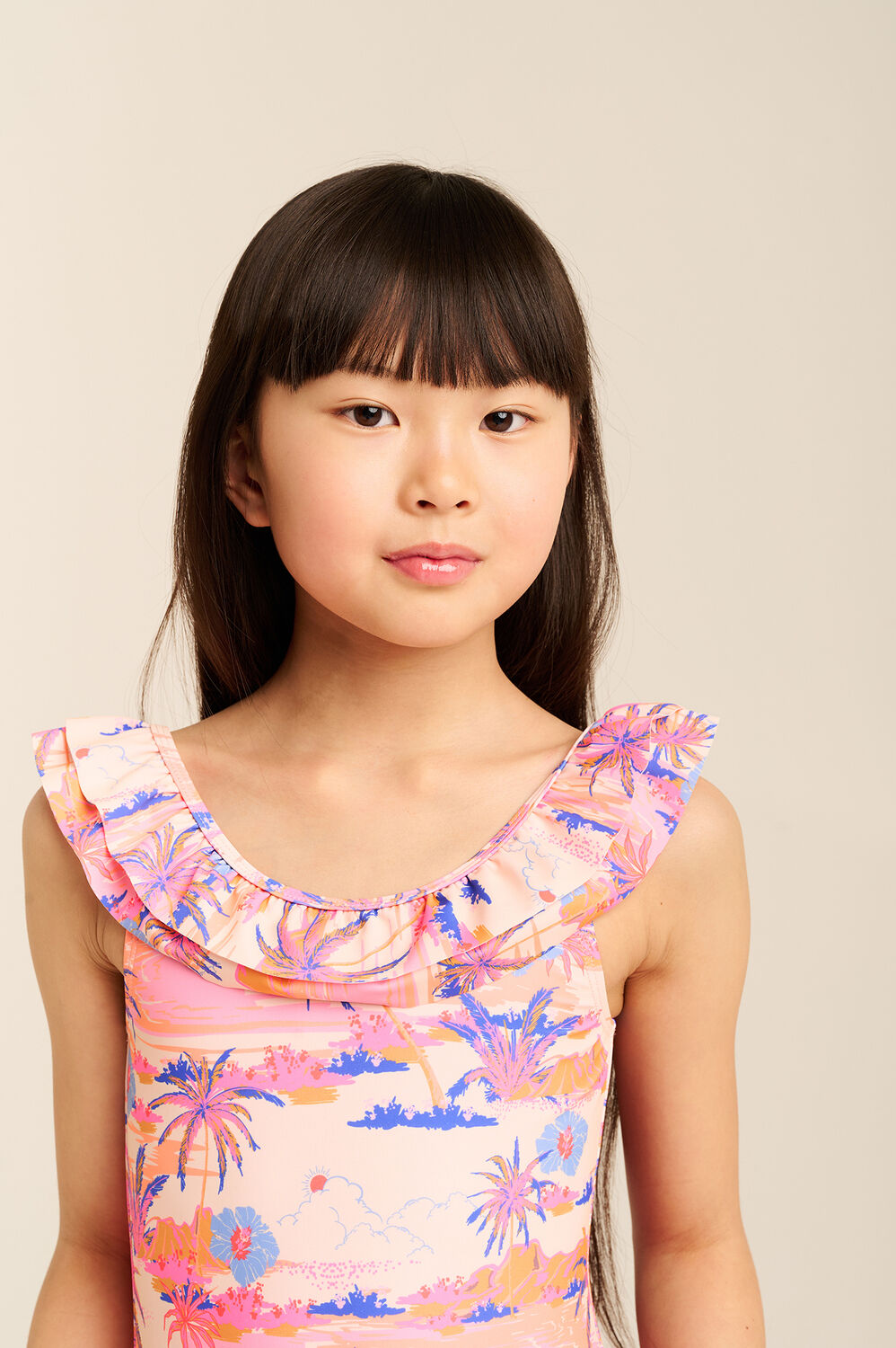 TUMBLE 'N DRY Meisjes Zwemkleding Scotta Multi