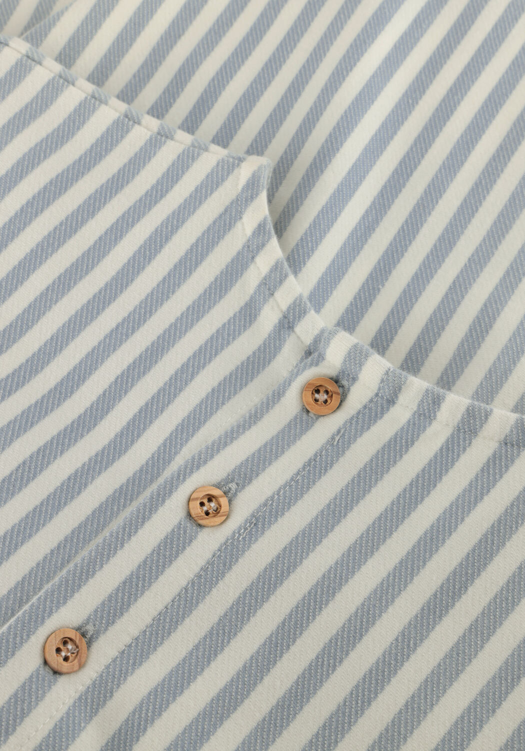 Lichtblauwe Sproet & Sprout Mini jurk STRIPED A-LINE DRESS - large