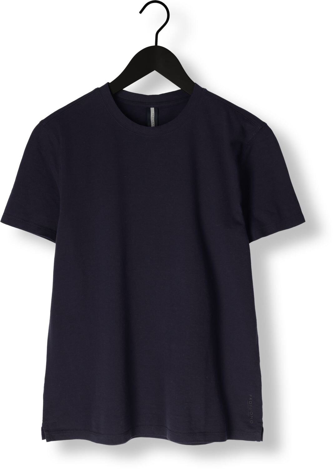PROFUOMO Heren Polo's & T-shirts T-shirt Crew Neck Ss Donkerblauw