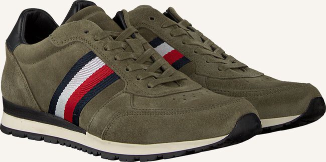 Groene TOMMY HILFIGER Lage sneakers LUXERY SUEDE RUNNER Groene TOMMY HILFIGER Lage sneakers LUXERY SUEDE RUNNER - large