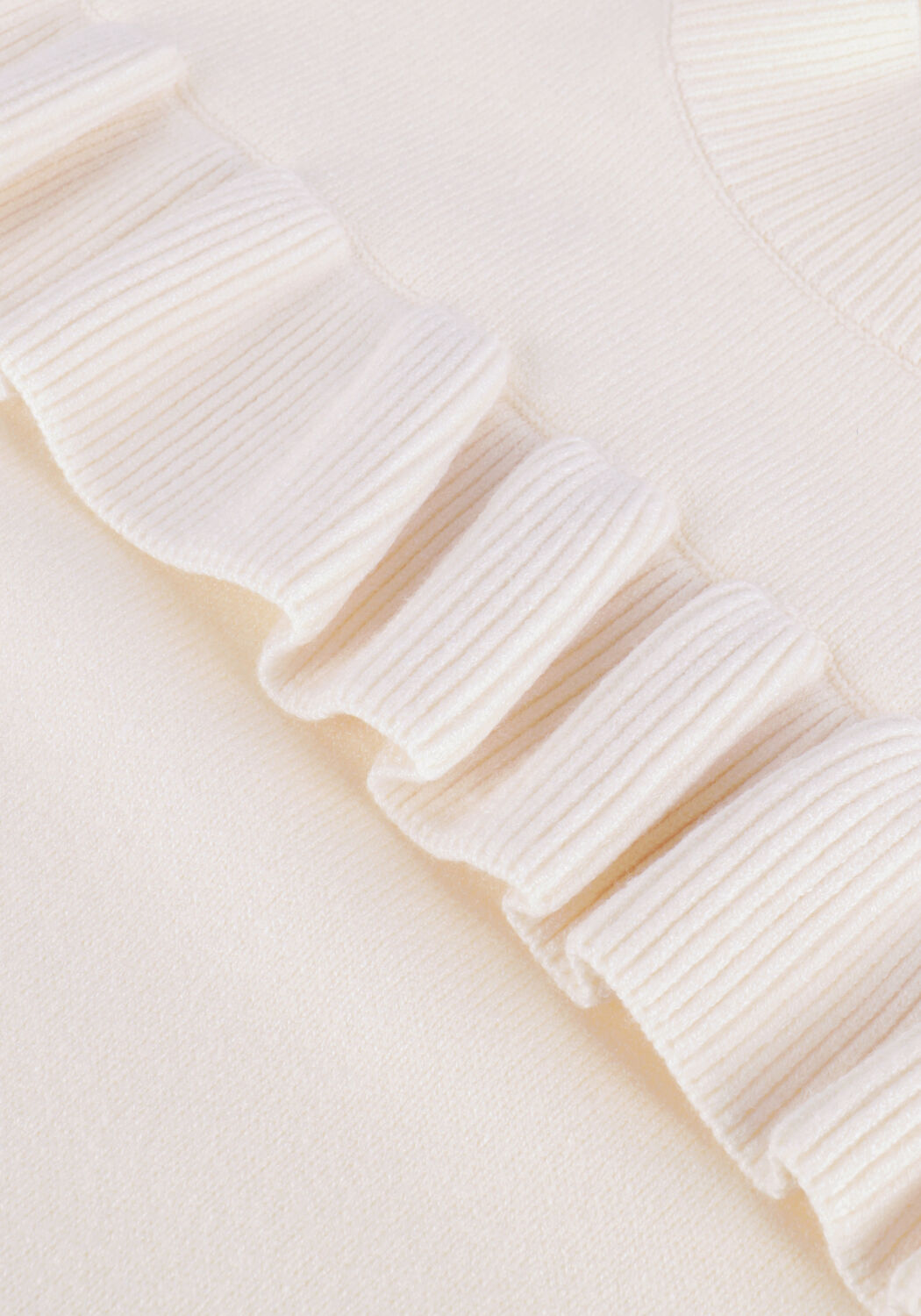 Beige Y.A.S. Trui YASJUM LS KNIT PULLOVER - large