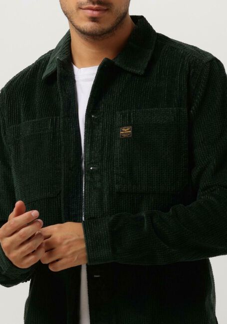 Groene PME LEGEND Overshirt LONG SLEEVE SHIRT CTN DOBBY CORDUROY - large