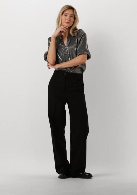 Grijze JANSEN AMSTERDAM Blouses SQ782 BLOUSE BO - large