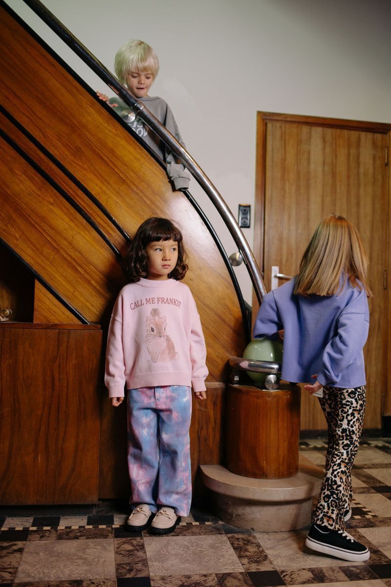 Multi CALL ME FRANKIE Wide jeans TD PANTS BUBBLEGUM - large