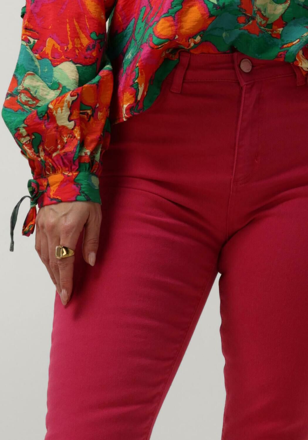 FABIENNE CHAPOT Dames Jeans Eva Flar Roze
