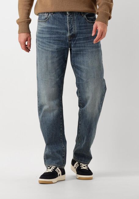 Donkerblauwe BUTCHER OF BLUE Straight leg jeans BERKLEY LOOSE OZONE DENIM - large