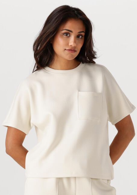 Ecru MSCH COPENHAGEN Top MSCHHARISSA IMA Q SS SWEATSHIRT - large