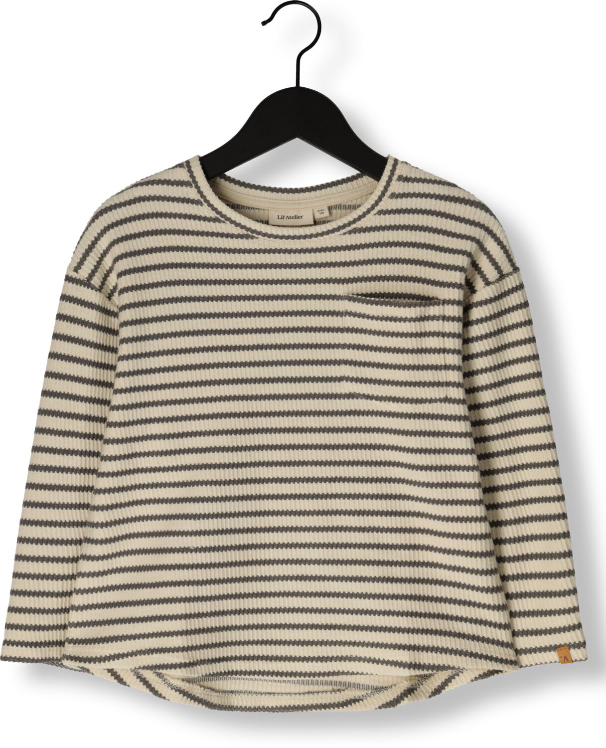 LIL' ATELIER Polo's & T-shirts Nmmtadeo Ls Rlx Top Lil Grijs