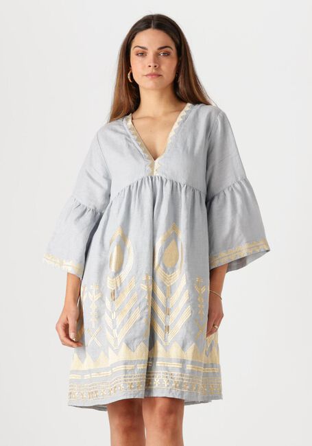 Grijze GREEK ARCHAIC KORI Mini jurk 231114 - large