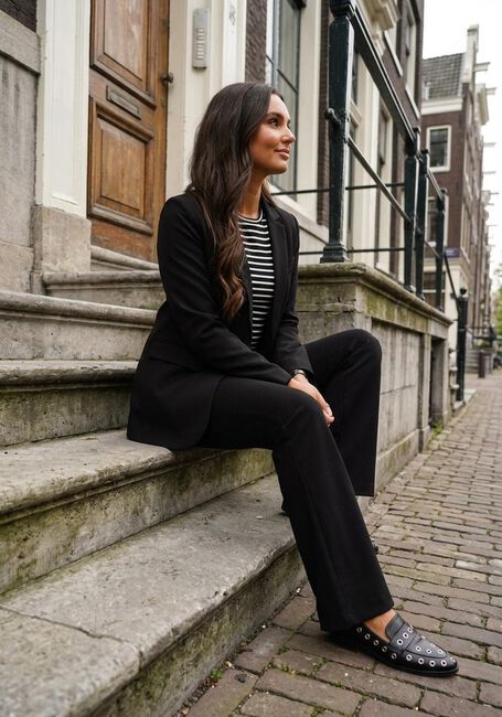 Zwarte OBJECT Blazer OBJSIGRID L/S BLAZER - large