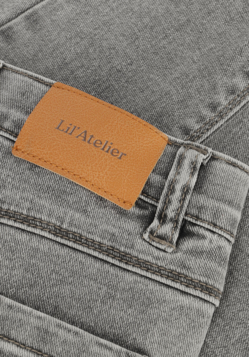 Grijze LIL' ATELIER Straight leg jeans NMNROME REG DNM JEANS 8310-IN LIL - large
