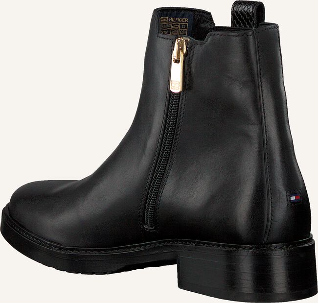 Zwarte TOMMY HILFIGER Enkellaarsjes TH INTERLOCK FLAT Zwarte TOMMY HILFIGER Enkellaarsjes TH INTERLOCK FLAT - large