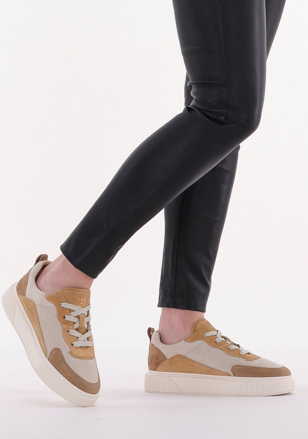 beige cycleur de luxe lage sneakers summit