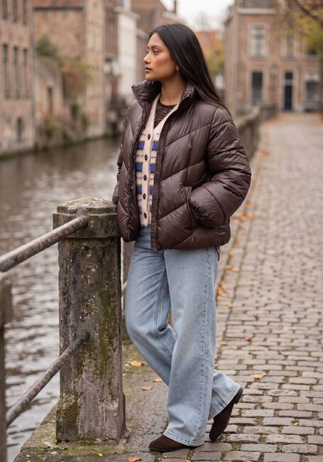 Roze MODSTR&Ouml;M Trui DITLEVMD CARDIGAN - large