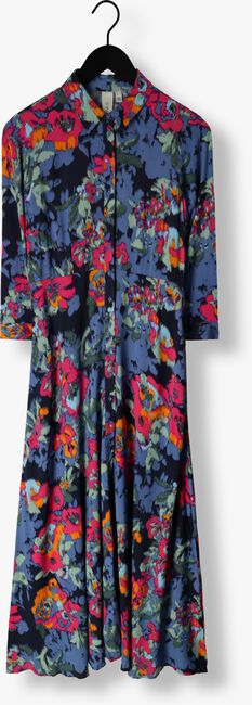 Blauwe Y.A.S. Maxi jurk YASSAVANNA LONG SHIRT DRESS - large