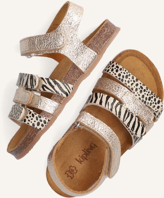 Gouden KIPLING Platte sandalen RIKILU 3 Gouden KIPLING Platte sandalen RIKILU 3 - large