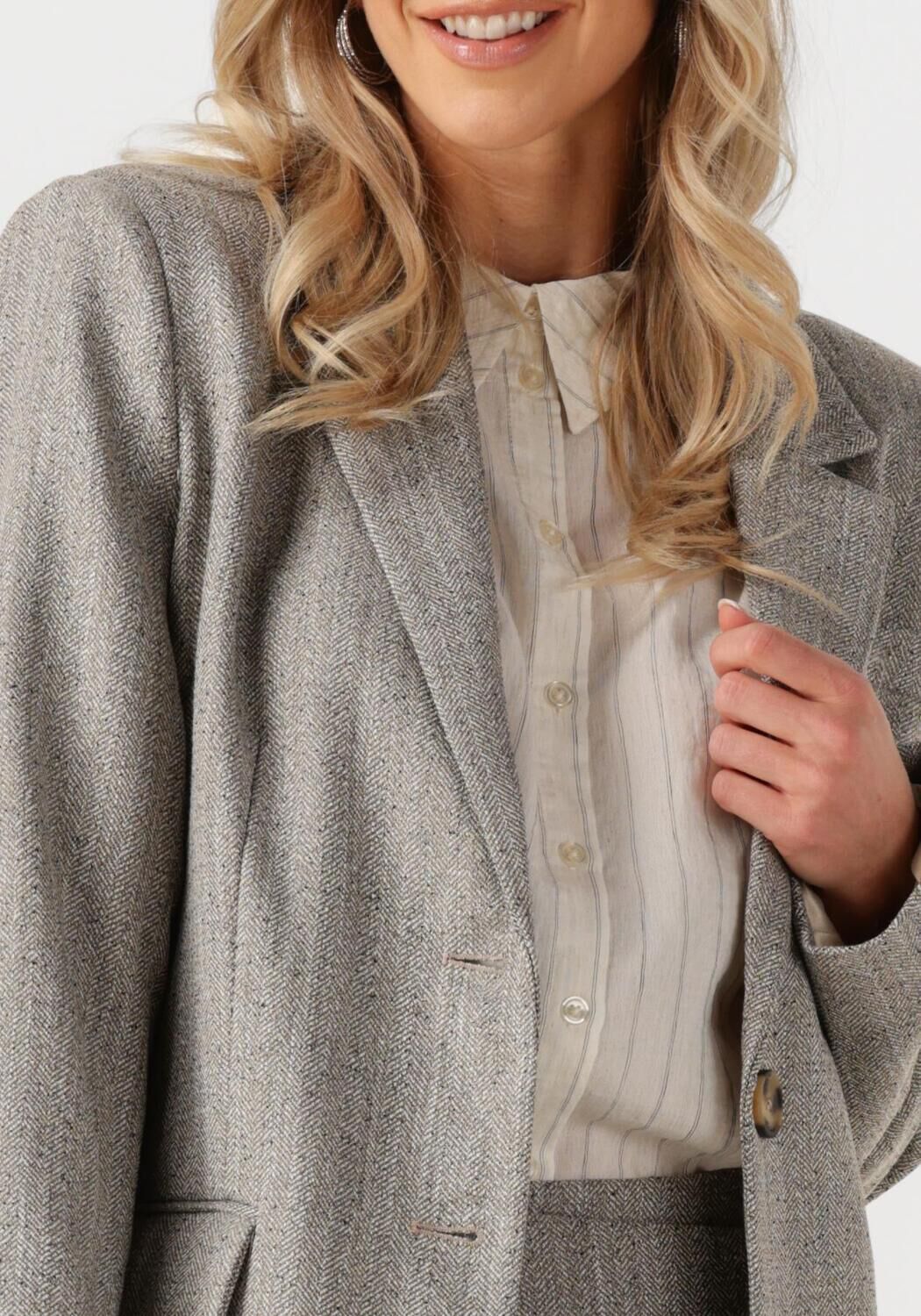 MY ESSENTIAL WARDROBE Dames Blazers Emmymw Blazer Grijs