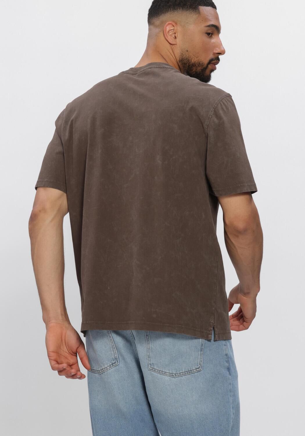 Zwarte LYLE & SCOTT T-shirt HEAVY LAUNDERED T-SHIRT - large