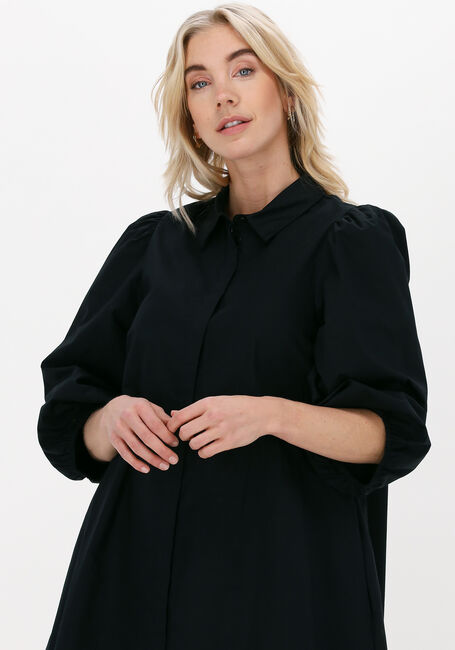 Zwarte MSCH COPENHAGEN Mini jurk PETRONIA 3/4 SHIRT DRESS - large