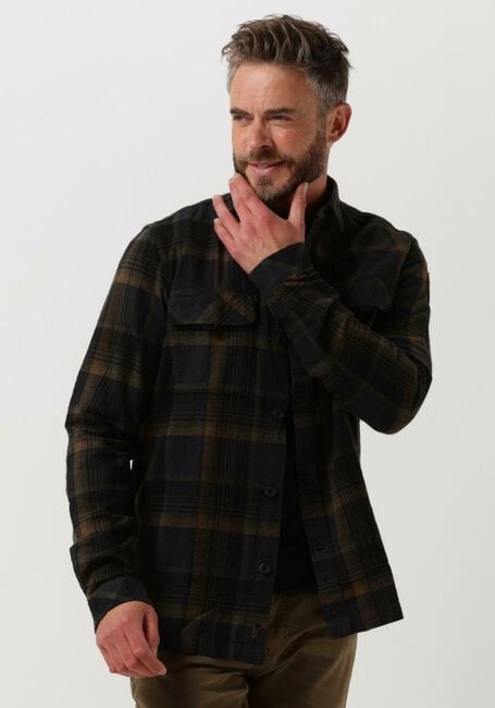 Zwarte PME LEGEND Casual overhemd LONG SLEEVE SHIRT COTTON YARN DYED CHECK - large