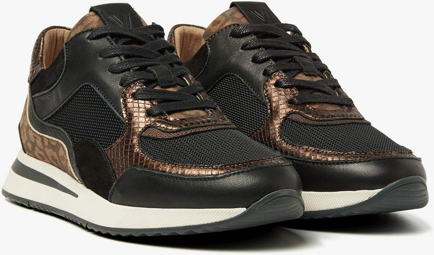 Zwarte VIA VAI Lage sneakers NORA SOOTH - large