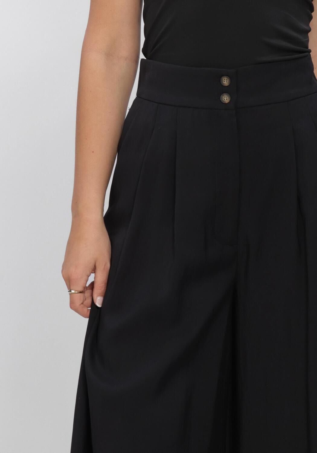 Zwarte WITHBLACK Broeken WBLMARITSA HW WIDE PANT - large